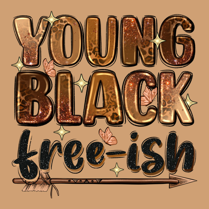 Young Black Free Ish Vintage Tee by Zillion Design Studio | Teevron