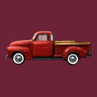 Western Red Truck Right Side View Long Sleeve Tee | Teevron