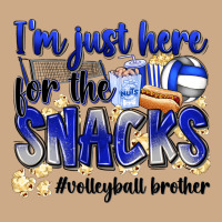 Im Just Here For The Snacks Volleyball Brother Vintage Hoodie | Teevron