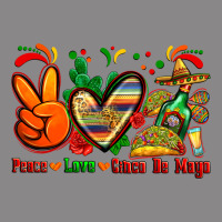 Peace Love Cinco De Mayo Vintage Tee | Teevron