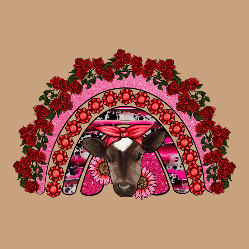 Valentine's Day Baby Cow Rainbow Vintage Tee by RanaPortraitStore | Teevron