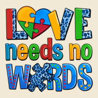 Love Needs No Words Autism Ladies Tee | Teevron