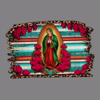 Lady Of Guadalupe Serape And Roses Heavyweight Hoodie | Teevron