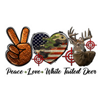 Peace Love White Tailed Deer | Teevron