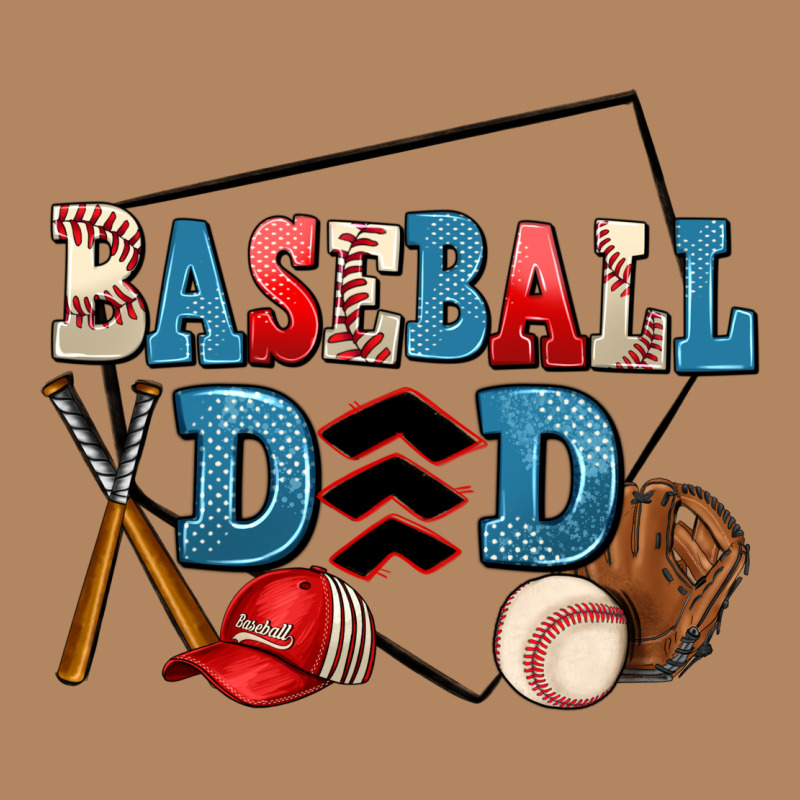 Baseball Dad Long Sleeve Tee by AdoDesignShop | Teevron