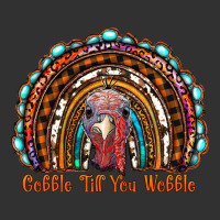 Gobble Till You Wobble Thanksgiving Rainbow Urban Heavy Tee | Teevron