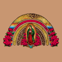 Lady Of Guadalupe Rainbow Heavyweight Hoodie | Teevron