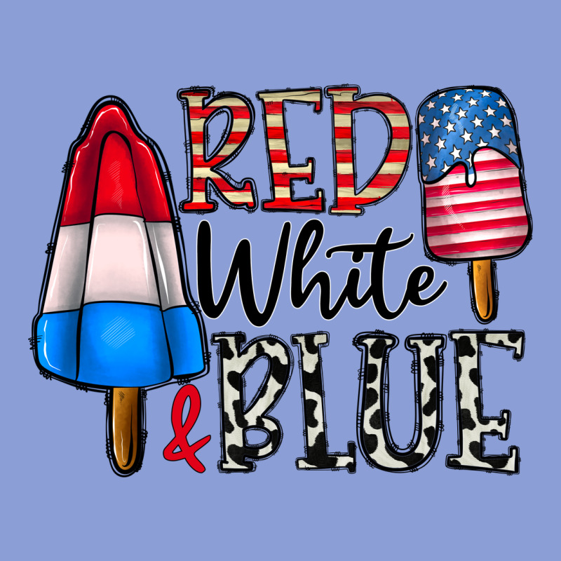Red White Blue Long Sleeve Tee by CowhideDigitalArt | Teevron
