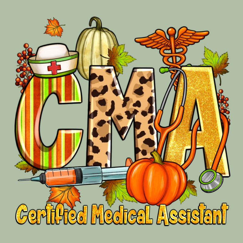 Fall Cma Certified Medical Assistant Urban Heavy Tee by Zillion Design Studio | Teevron