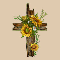 Sunflower Cross Heavyweight Sweatshirt | Teevron