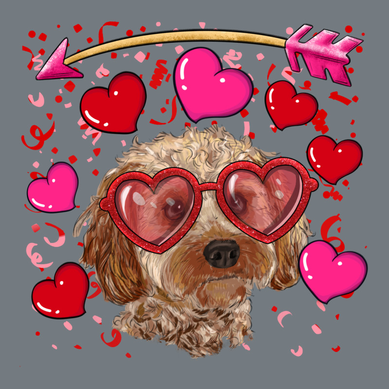 Valentine's Day Cockapoo Heavyweight Sweatshirt by RanaPortraitStore | Teevron