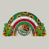 Mexican Flag Cactus And Sunflowers Rainbow Heavyweight Hoodie | Teevron