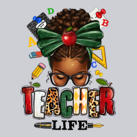 Teacher Life Afro Messy Bun Heavyweight Sweatshirt | Teevron