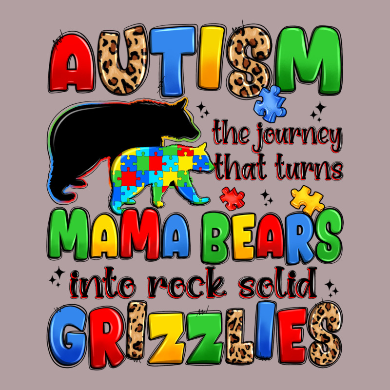 Autism The Journey That Turns Mama Bears Vintage Hoodie by JahusDesignShop | Teevron
