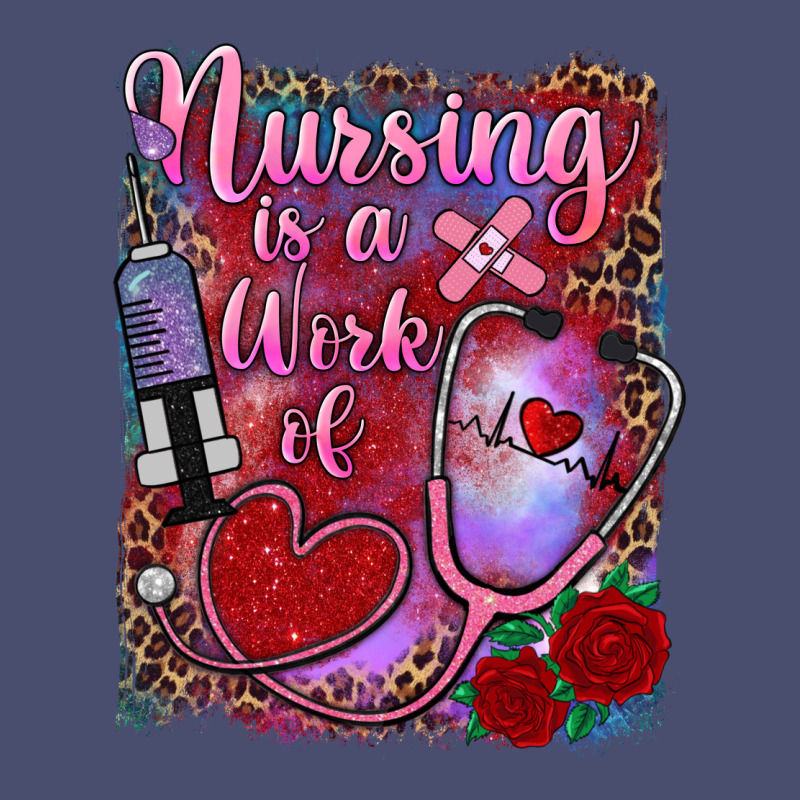 Nursing Is A Work Of Heart Vintage Tee by RanaPortraitStore | Teevron