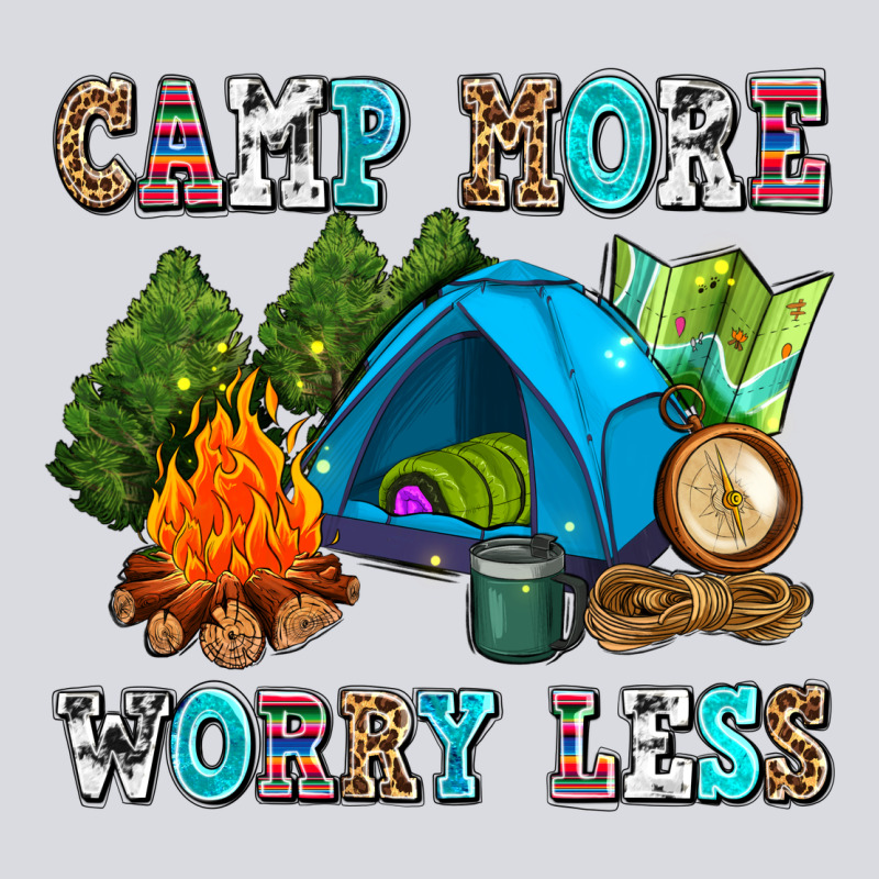 Camp More Worry Less Zipper Hoodie by AdoDesignShop | Teevron