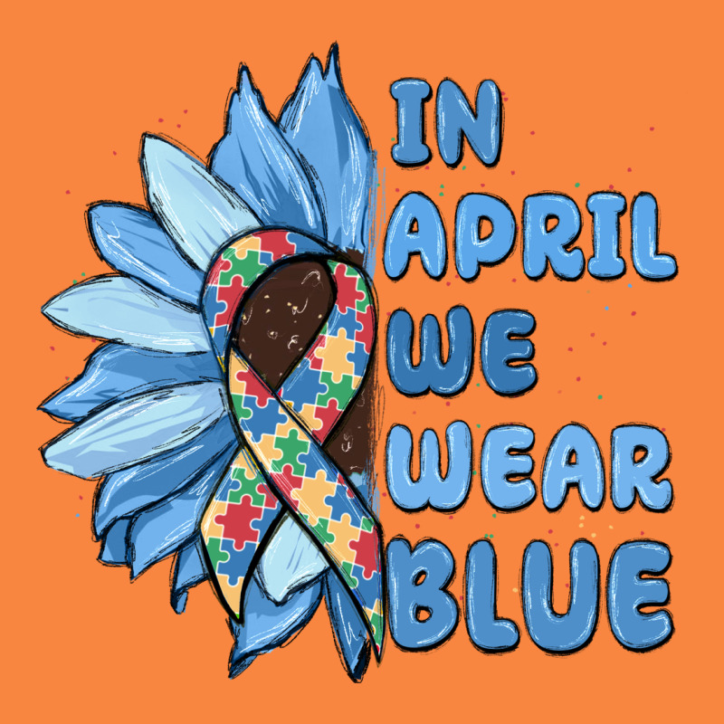 In April We Wear Blue Premium Sweatshirt by MaliasSmallBusiness | Teevron