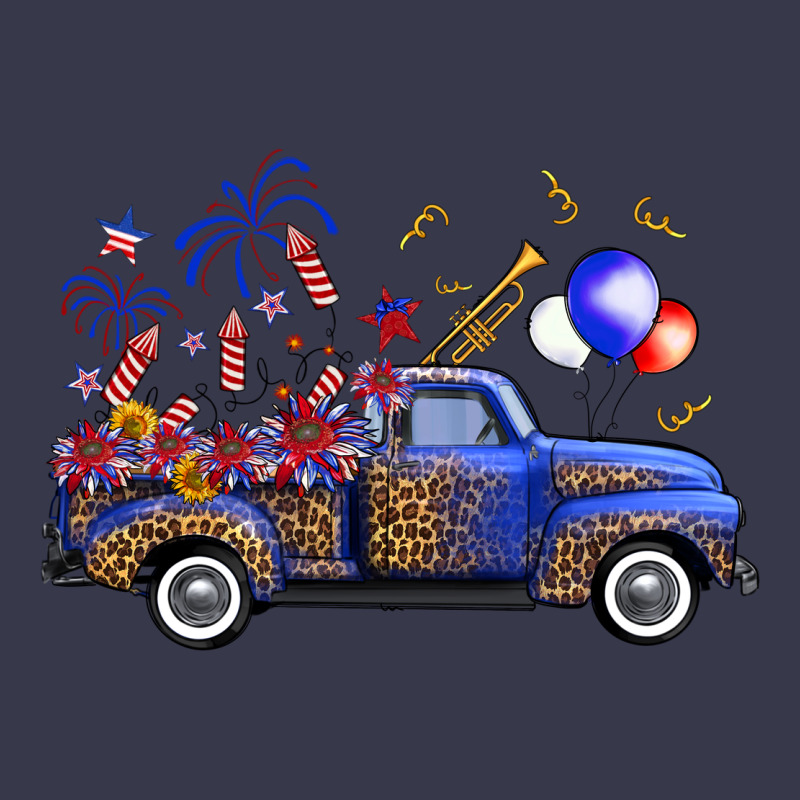 Western Truck Fourth Of July Long Sleeve Tee by FaDigitalArtStudio | Teevron