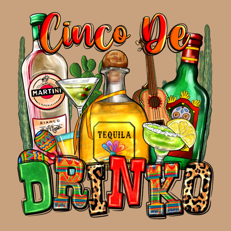 Cinco De Drinko Vintage Tee by Zillion Design Studio | Teevron
