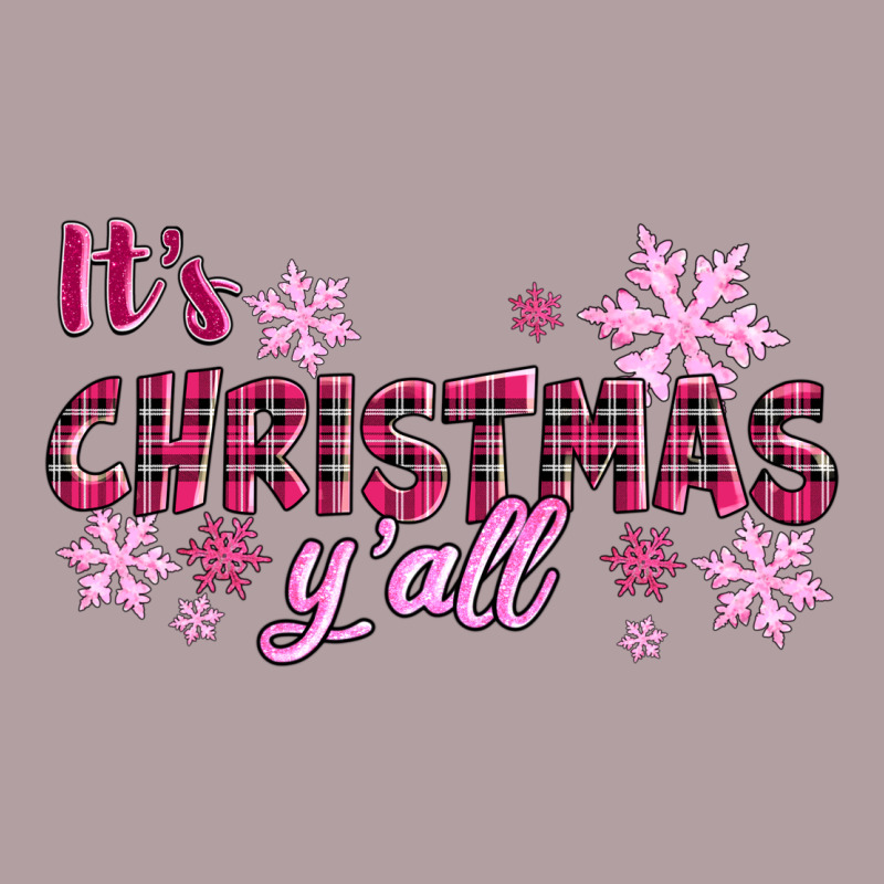It's Christmas Y'all Season Pink Christmas Vintage Hoodie by RanaPortraitStore | Teevron