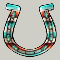 Serape Turquoise Horseshoe Heavyweight Hoodie | Teevron