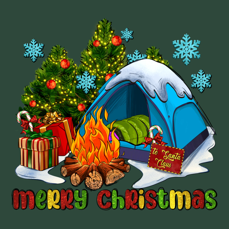 Merry Christmas Camp Zipper Hoodie by AdoDesignShop | Teevron