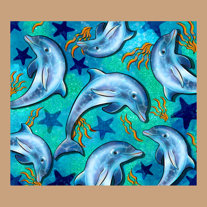 Dolphin Tumbler Vintage Tee by BarkalooDesign | Teevron