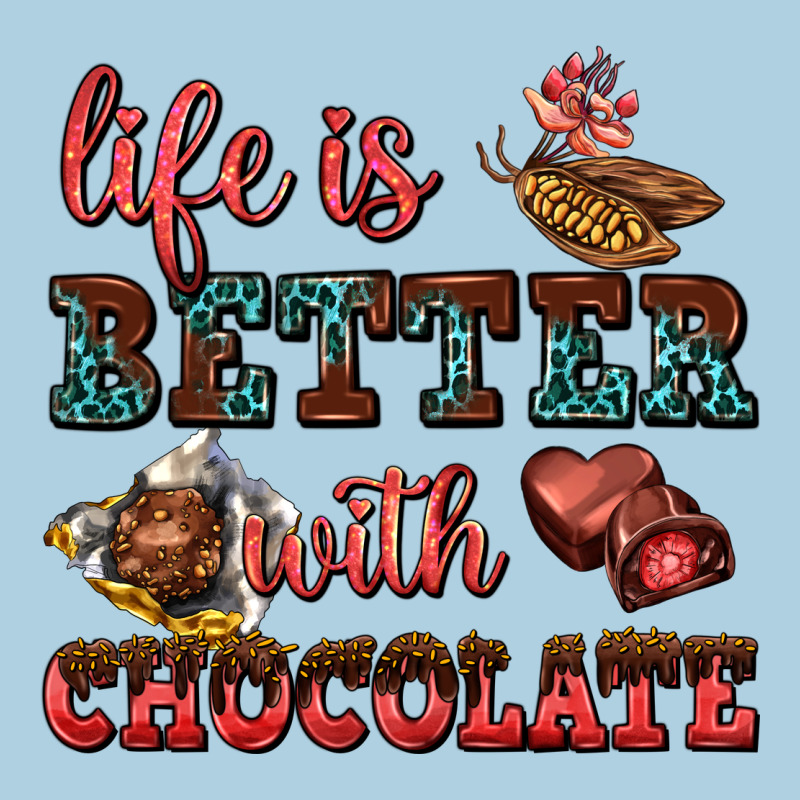 Life Is Better With Chocolate Premium Hoodie by AdoDesignShop | Teevron