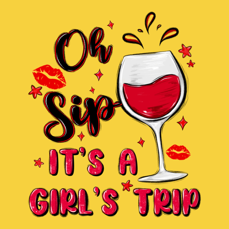 Oh Sip It's A Girl's Trip Premium Sweatshirt by MaliasSmallBusiness | Teevron