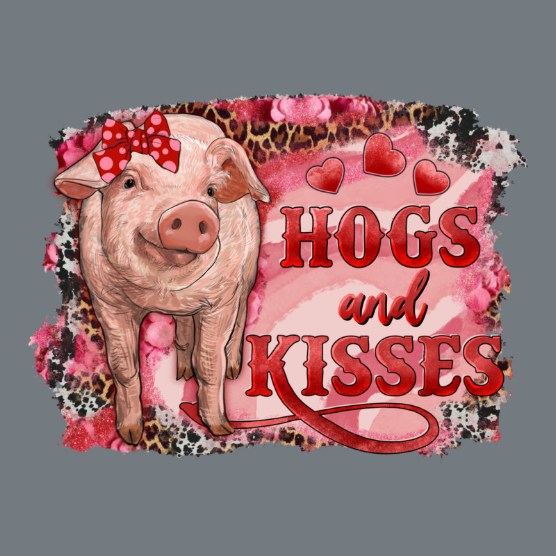 Valentines Day Pig Hogs And Kisses Heavyweight Sweatshirt by RanaPortraitStore | Teevron