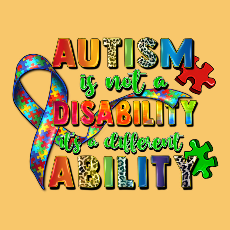 Autism Is Not A Disability Its A Different Ability Vintage Hoodie by Zillion Design Studio | Teevron