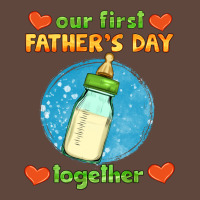 Our First Father's Day Together And Baby Bottle Classic Tee | Teevron