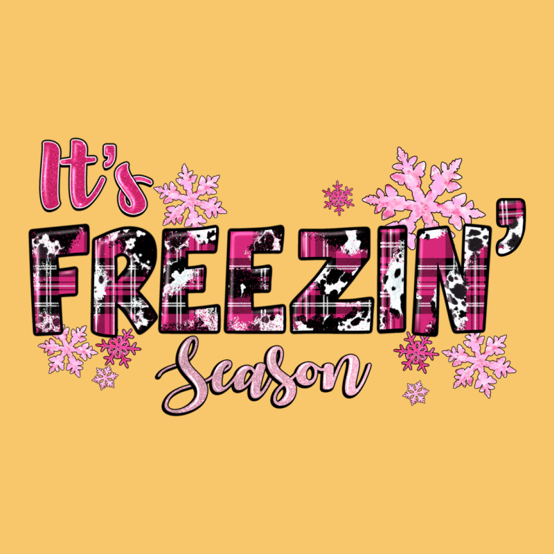 It's Freezin Season Pink Christmas Vintage Hoodie by RanaPortraitStore | Teevron