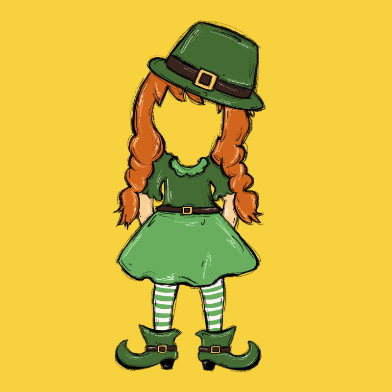 Leprechaun Girl Faceless Premium Sweatshirt by MaliasSmallBusiness | Teevron