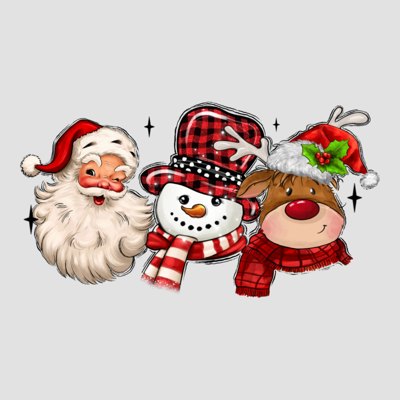 Santa Snowman Reindeer Premium Hoodie by MaliasSmallBusiness | Teevron