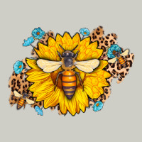 Bee Sunflower Leopard Heavyweight Hoodie | Teevron