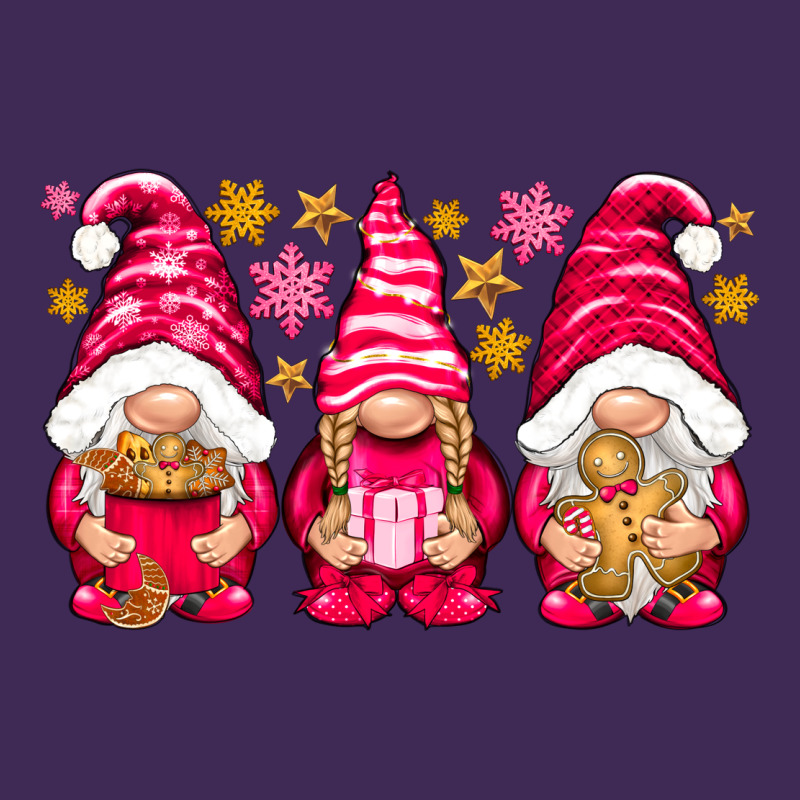 Pink Christmas Gnomes Premium Hoodie by NancyCooperArtShop | Teevron