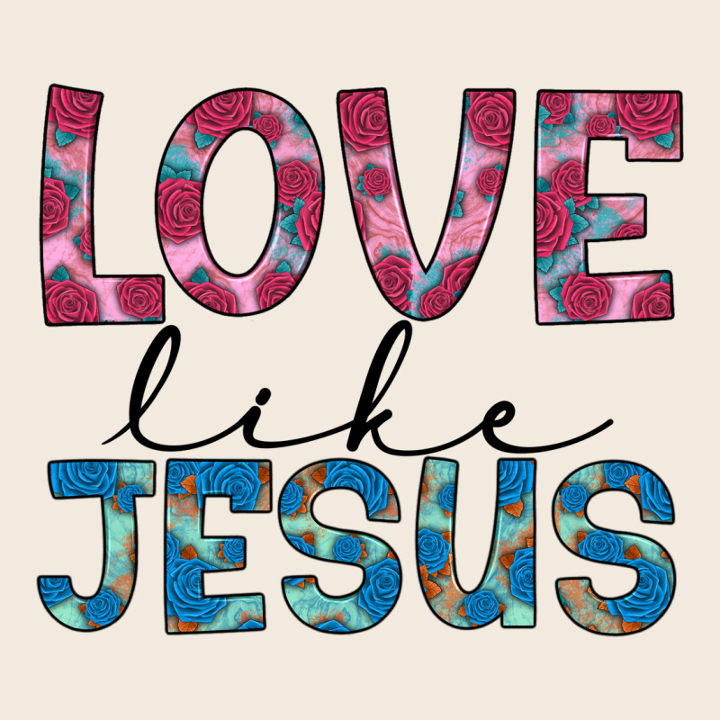 Love Like Jesus Zipper Hoodie by JahusDesignShop | Teevron