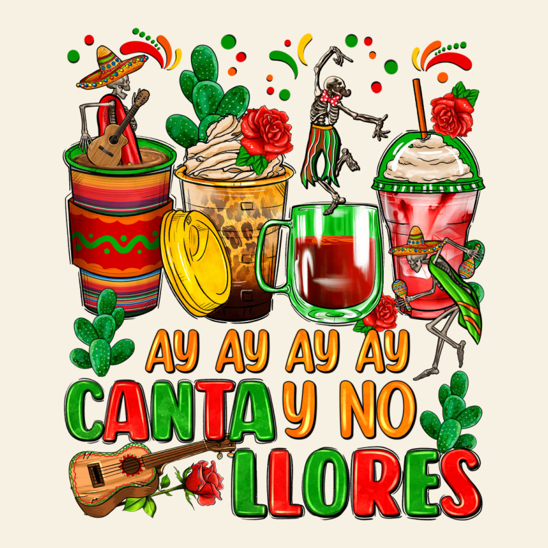 Ay Ay Ay Ay Canta Y No Llores Coffee Cups Vintage Tee by Zillion Design Studio | Teevron