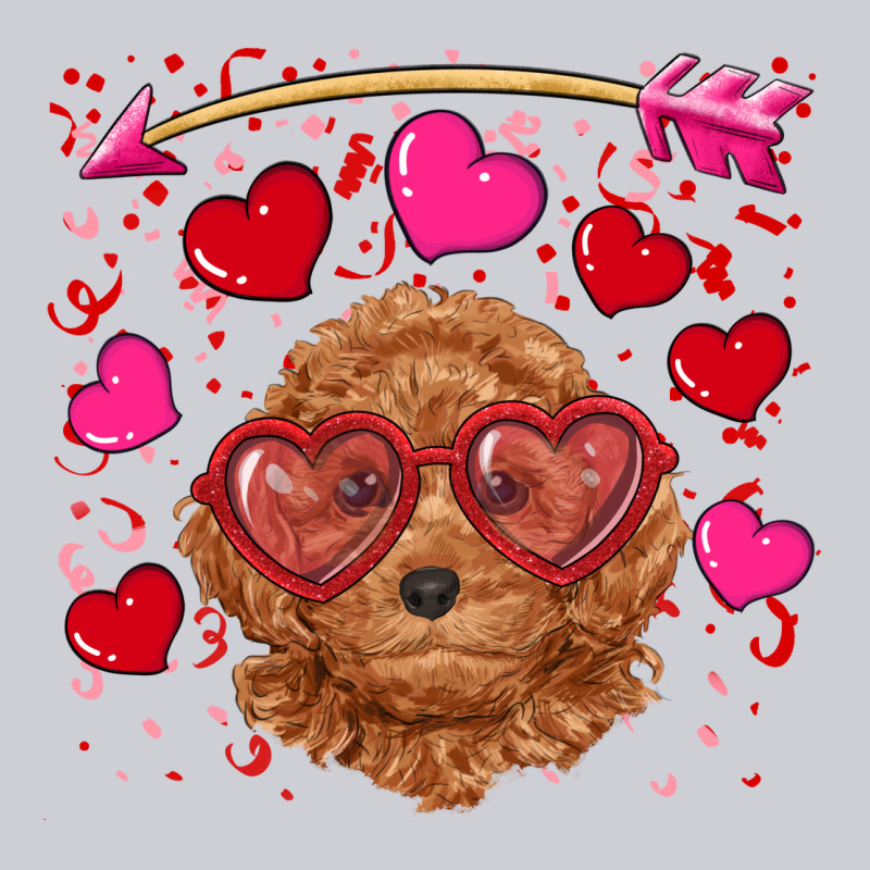 Valentine's Day Toy Poodle Heavyweight Sweatshirt by RanaPortraitStore | Teevron