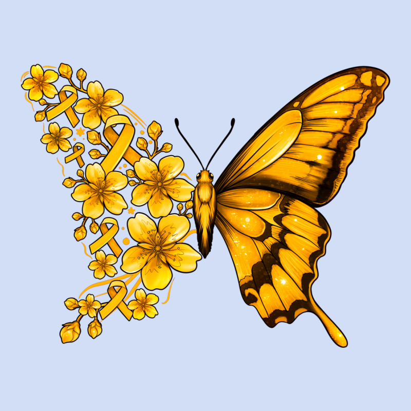 Childhood Cancer Butterfly Urban Hoodie by Jasminsmagicworld | Teevron