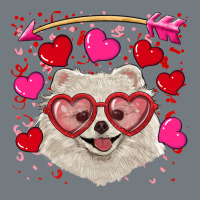 Valentine's Day White Pomeranian Heavyweight Sweatshirt | Teevron