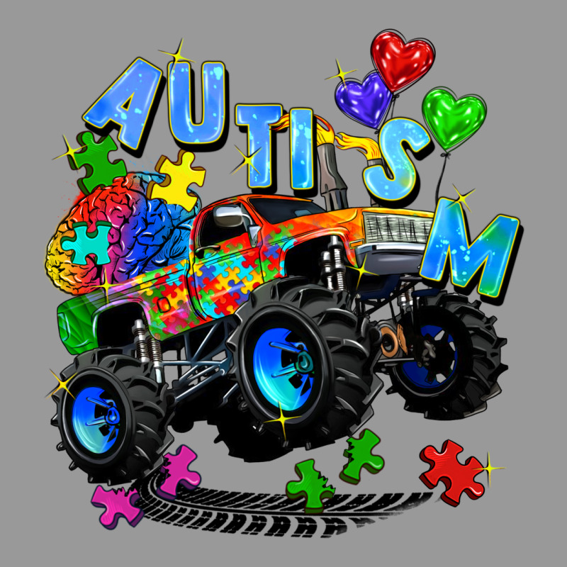 Monster Truck Autism Vintage Hoodie by Zillion Design Studio | Teevron