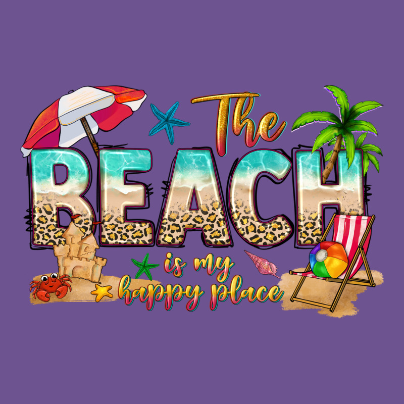 The Beach Is My Happy Place Vintage Tee by texasbilliewilder | Teevron