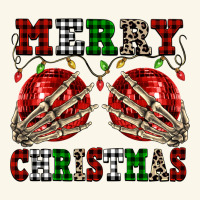 Merry Christmas Skeleton Hands Boobs Premium Hoodie | Teevron