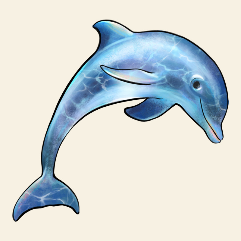 Dolphin Vintage Tee by BarkalooDesign | Teevron