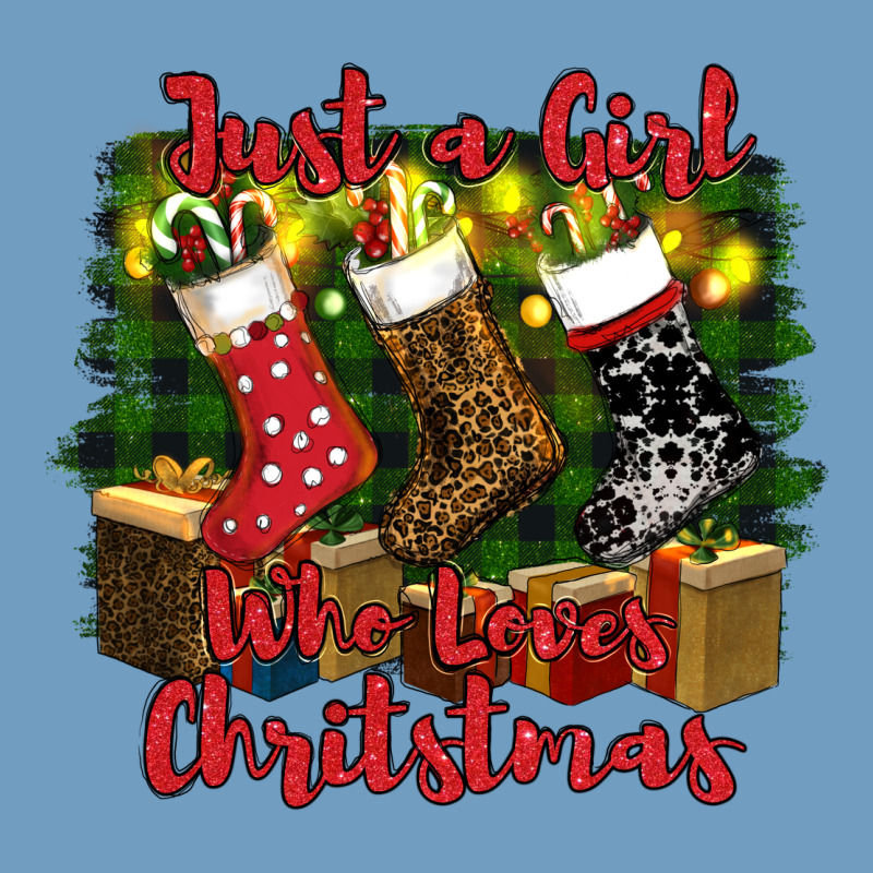 Just A Girl Who Loves Christmas Urban Heavy Tee by RanaPortraitStore | Teevron