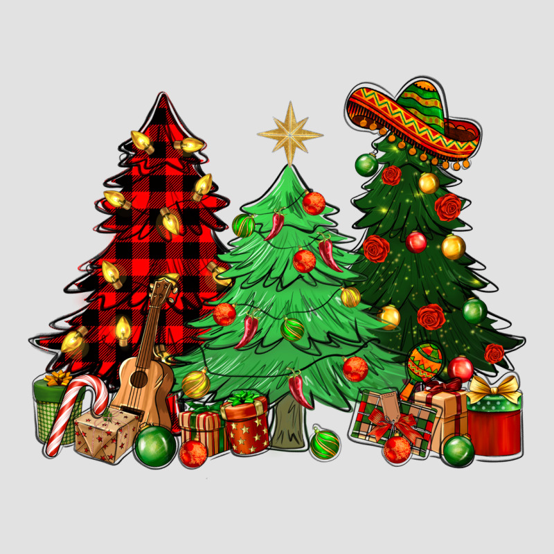 Mexican Christmas Trees Premium Hoodie by NancyCooperArtShop | Teevron