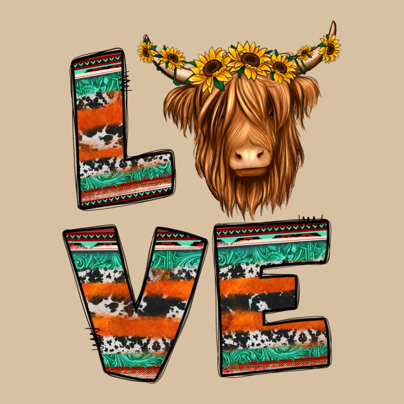 Love Highland Cow Heavyweight Hoodie by Jasminsmagicworld | Teevron