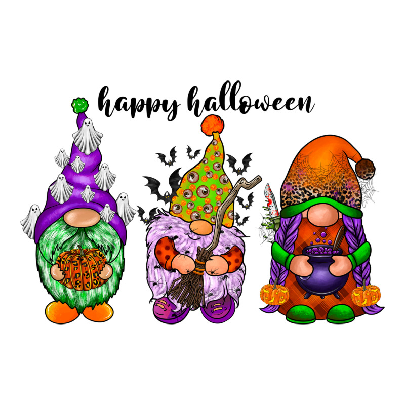 Happy Halloween Gnomes Black Long Sleeve Tee by RacoonDesign | Teevron